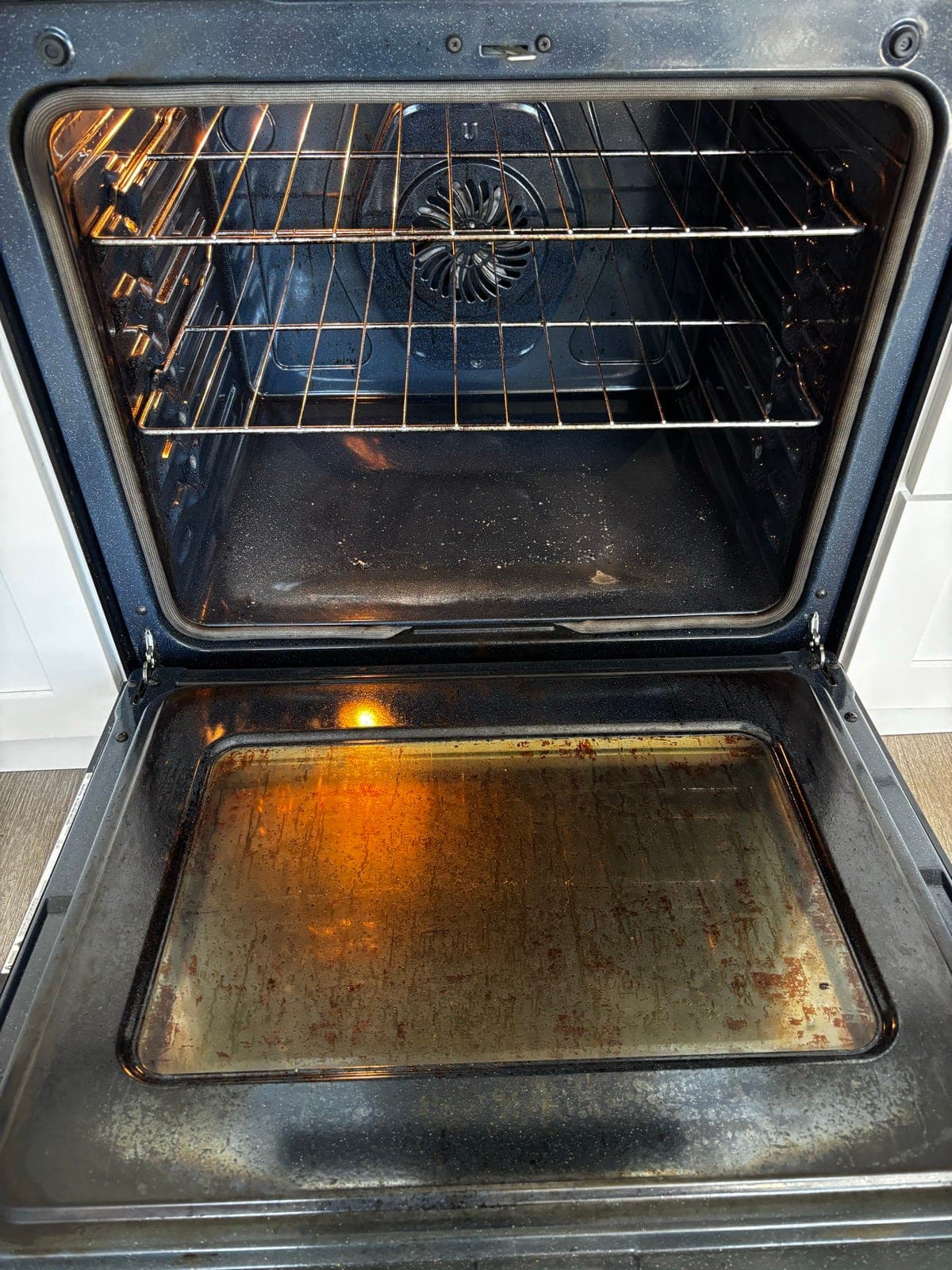 Oven Deep Clean — before cleaning